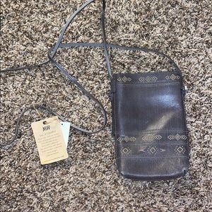 Leather crossbody